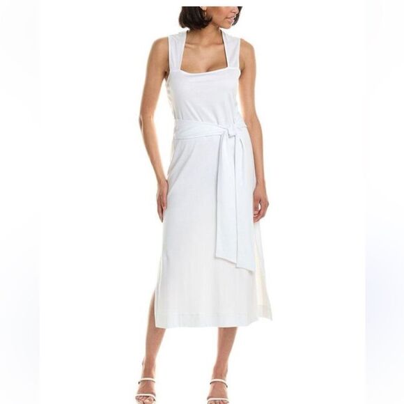 Vince Dresses & Skirts - Vince Belted Pima Cotton Midi Dress NWT